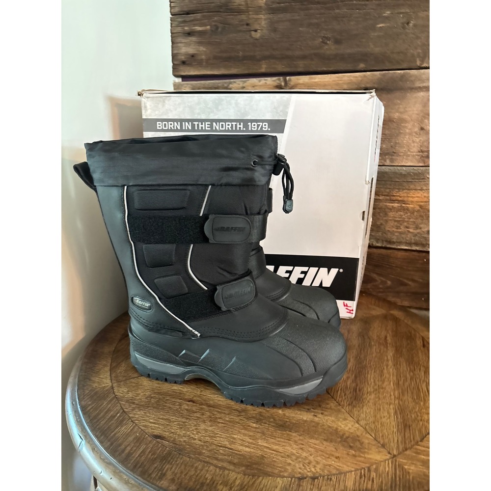 Baffin Eiger Mens Winter Boots Black Polar Rated Waterproof Snow Boots 4000-M001